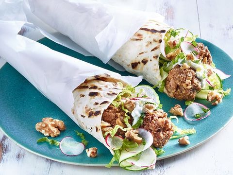 Walnut Falafel with Tzatziki