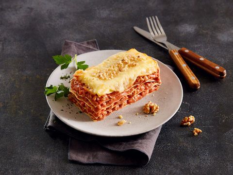 Lasagna with Walnuts à la Chorizo